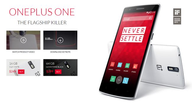 Fotografía - [Offre Alerte] OnePlus One vendra les One For $ 50 Off Pendant «Ventes Flash» Cette Semaine